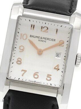 Baume & Mercier Hampton 65693 Date Silver Dial Quartz Men's Watch_957012